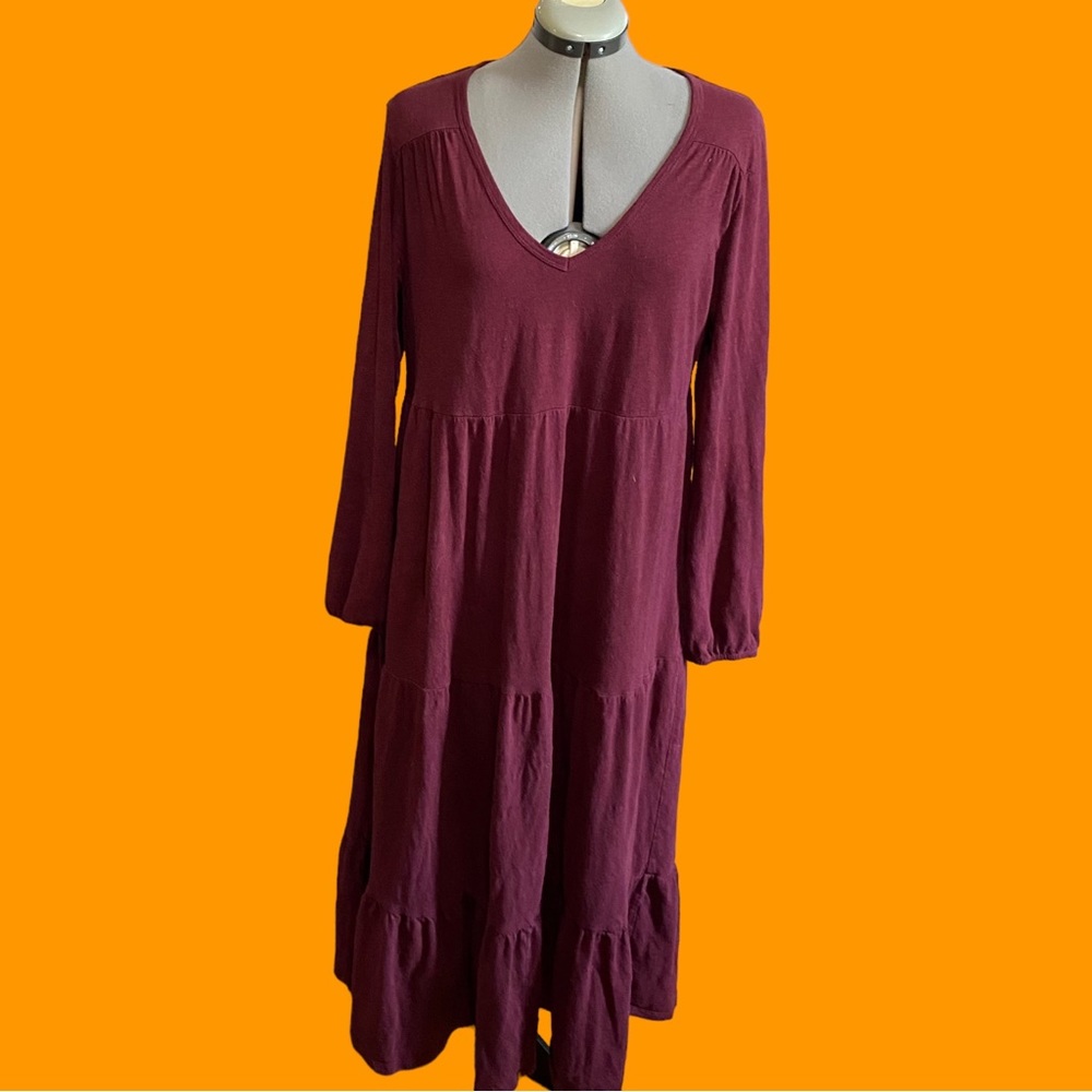 Costal Cowgirl Z Supply Bailey Tiered Maxi Dress In P… Gem